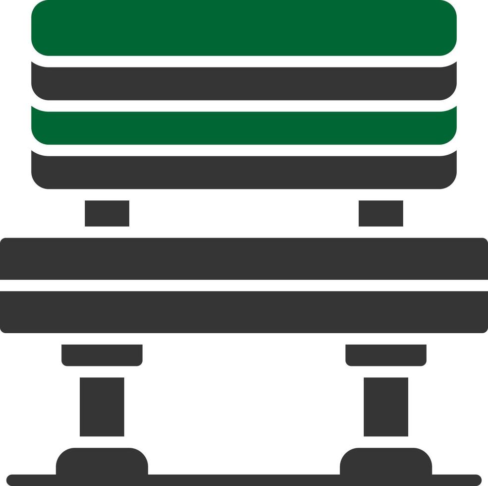Bench Creative Icon Design vector