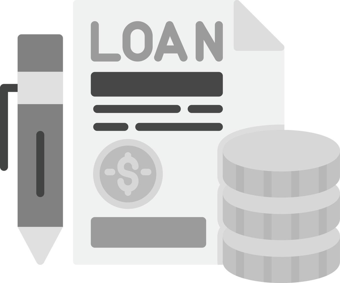 Loan Creative Icon Design vector