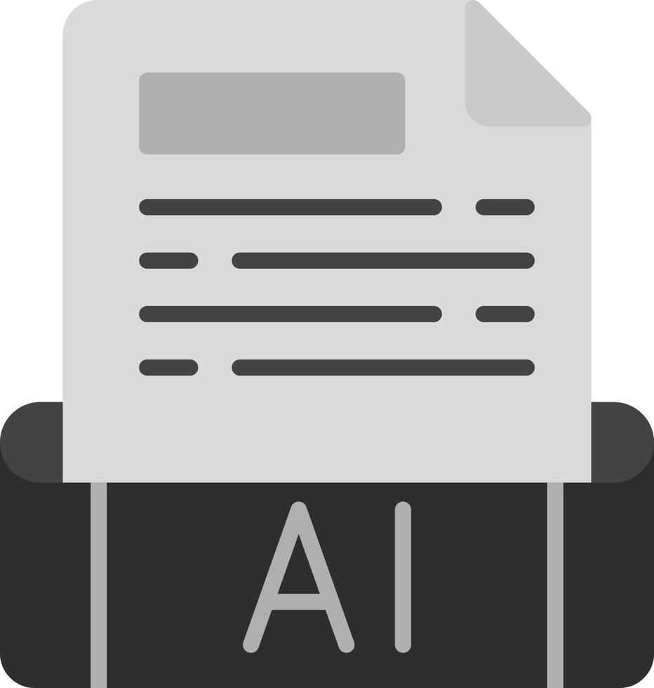 Ai Creative Icon Design vector