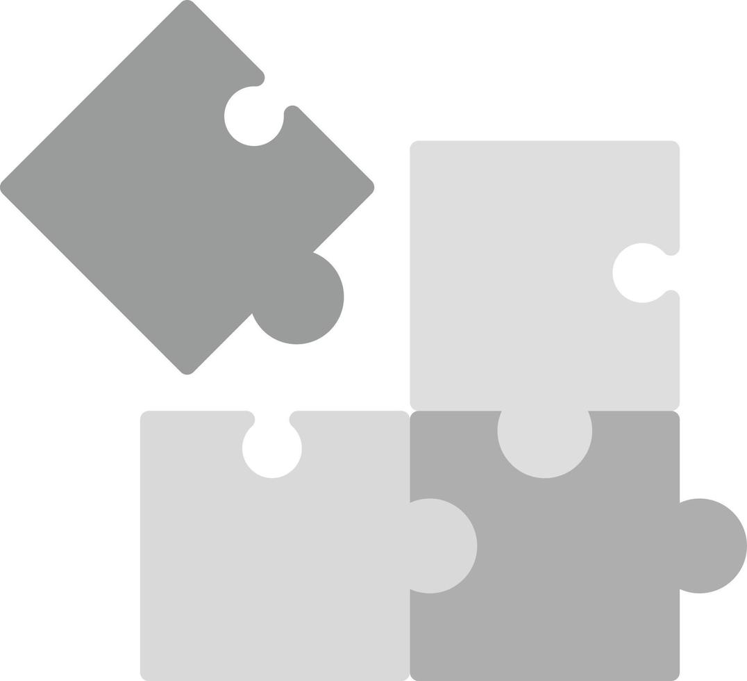 Puzzle Creative Icon Design vector