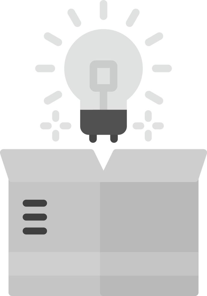 Think Out Of The Box Creative Icon Design vector