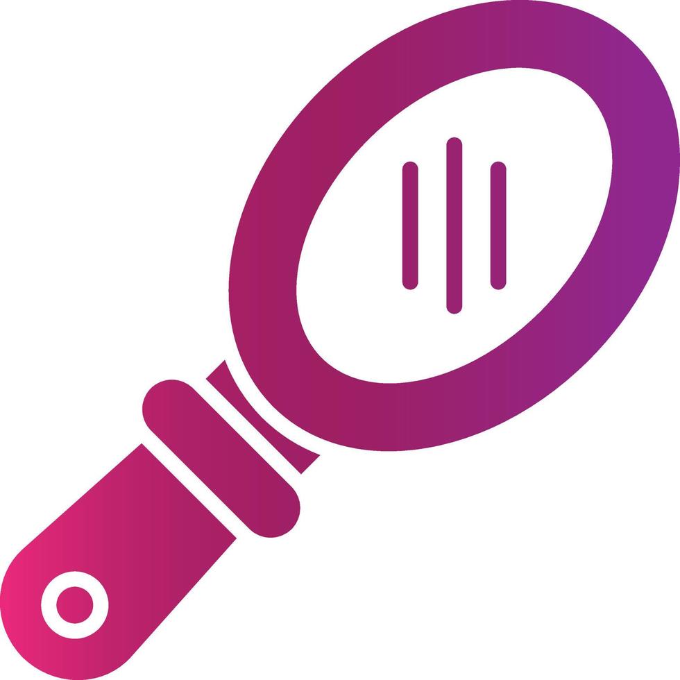 Mirror Creative Icon Design vector