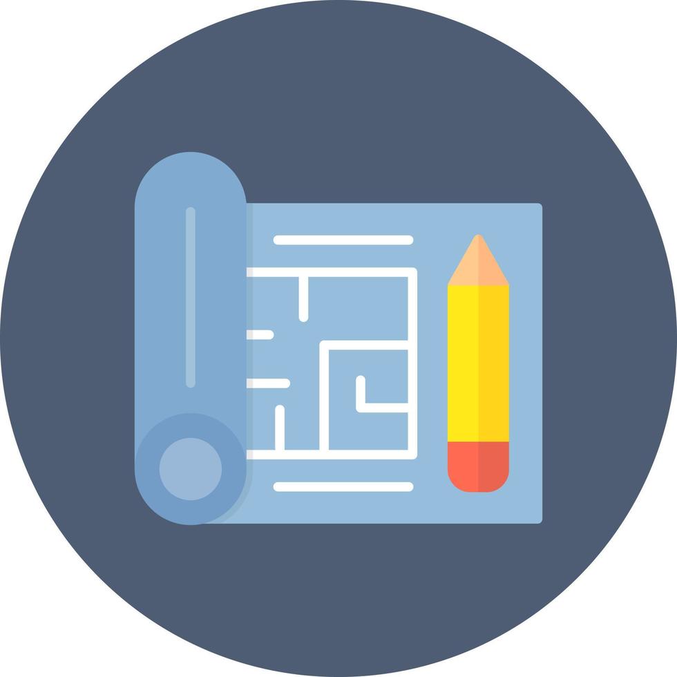 Floor Plan Creative Icon Design vector