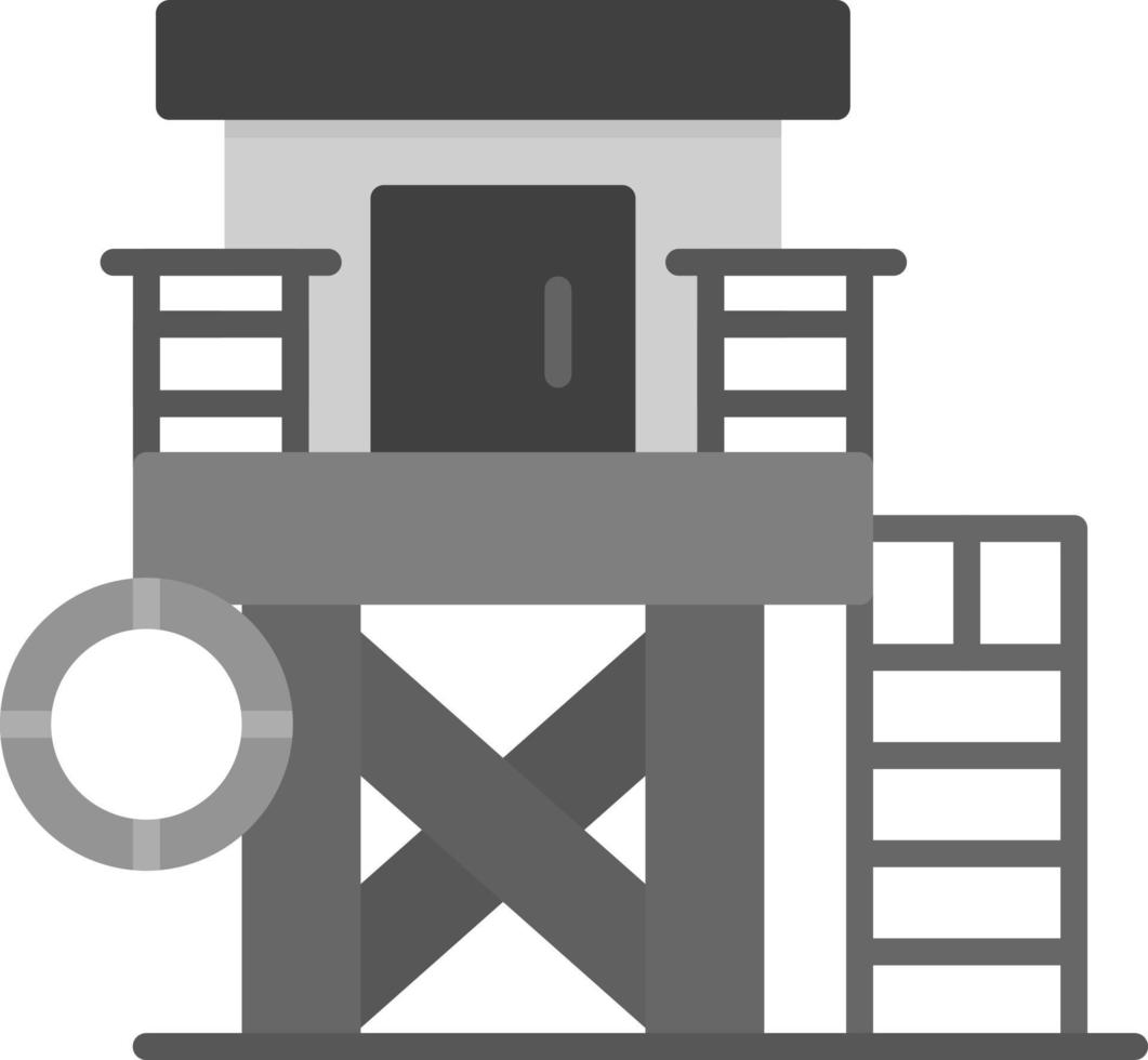 diseño de icono creativo de torre de salvavidas vector