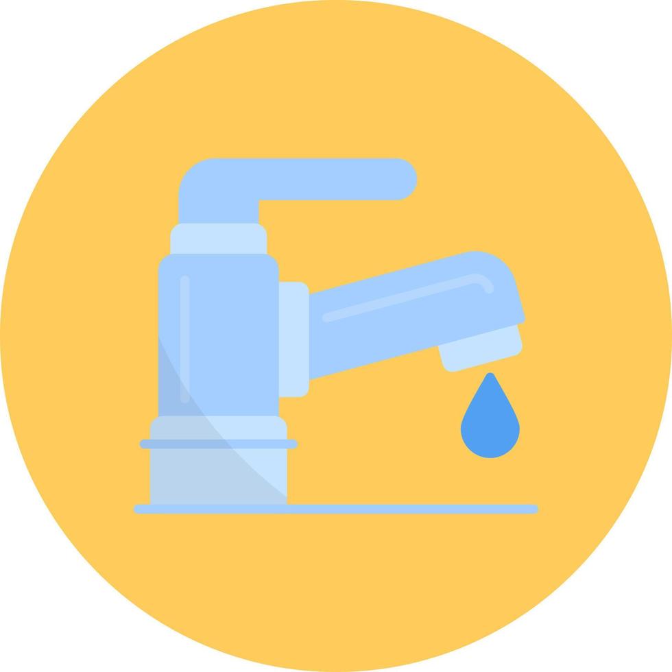 Tap Water Creative Icon Design vector