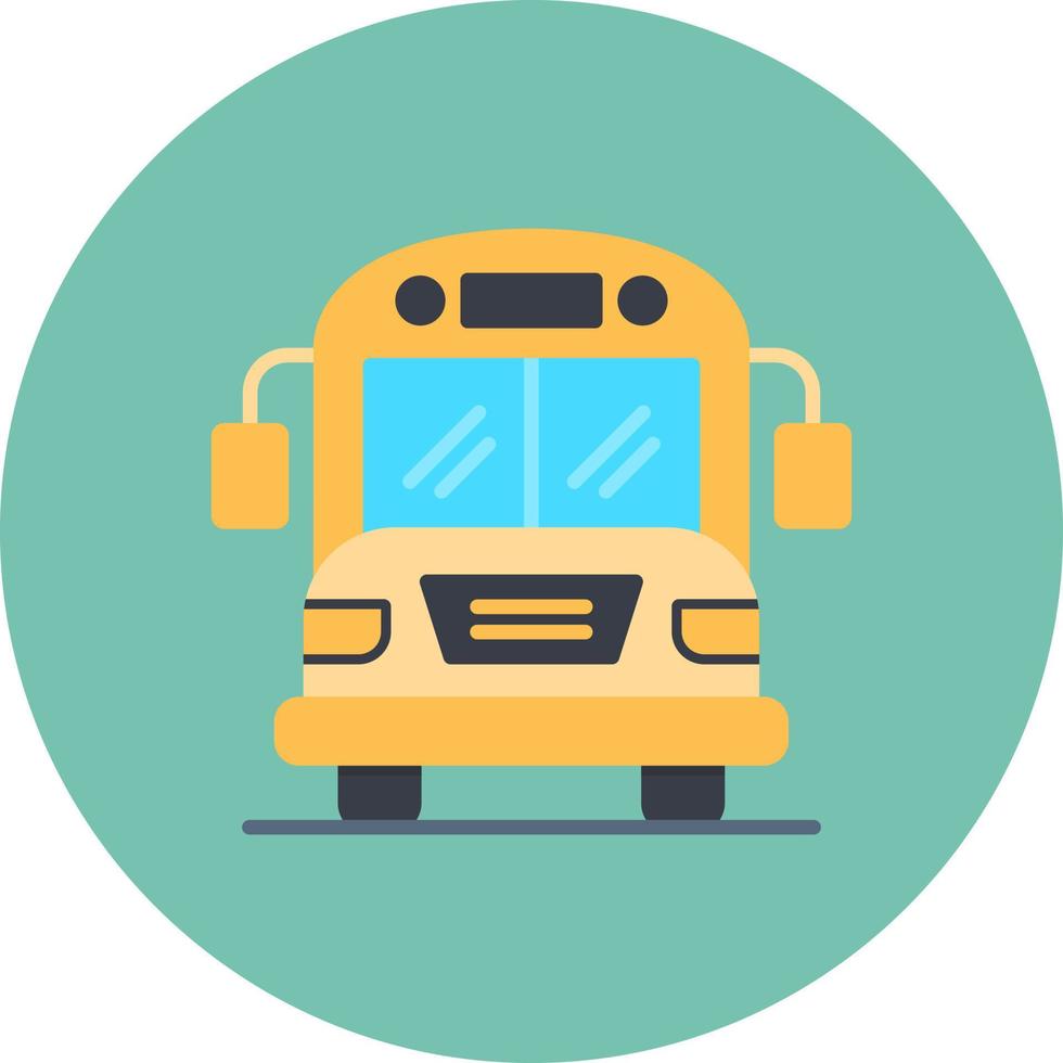 Bus Creative Icon Design vector