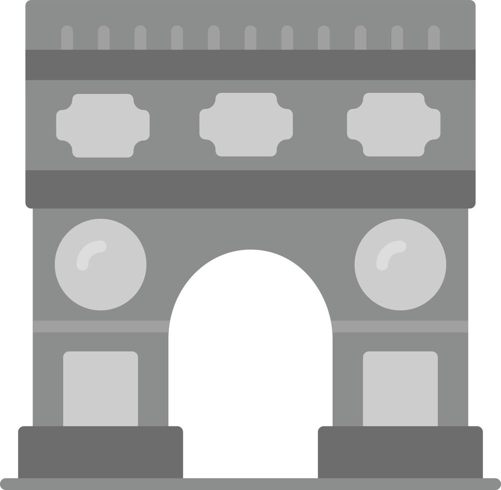 Triumphal Arc Creative Icon Design vector