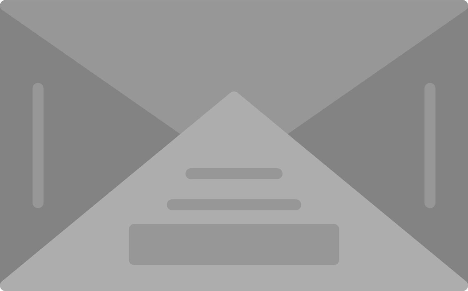 Open Letter Creative Icon Design vector