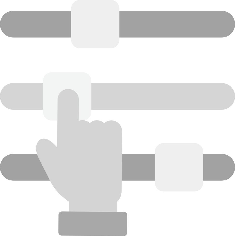 Sliders Creative Icon Design vector