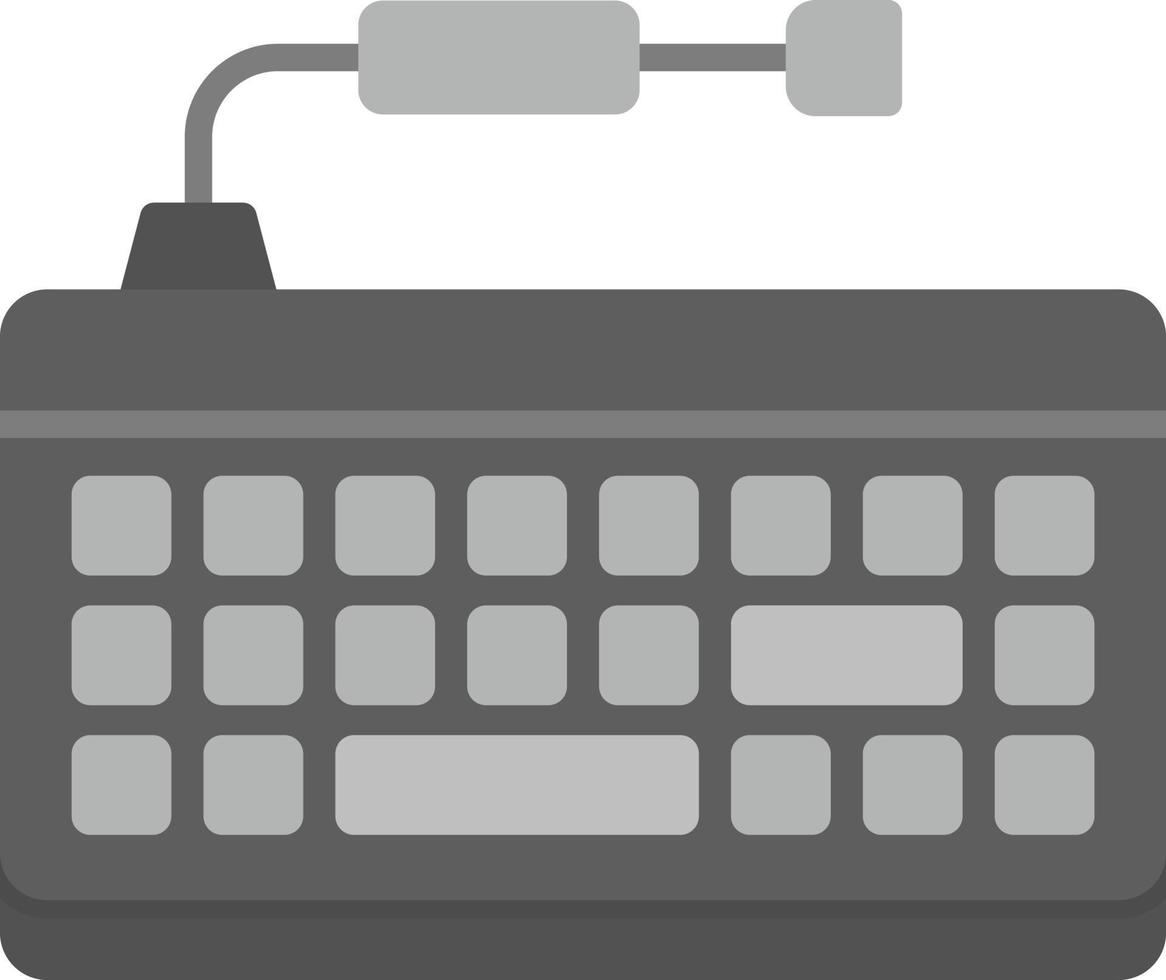 diseño de icono creativo de teclado vector