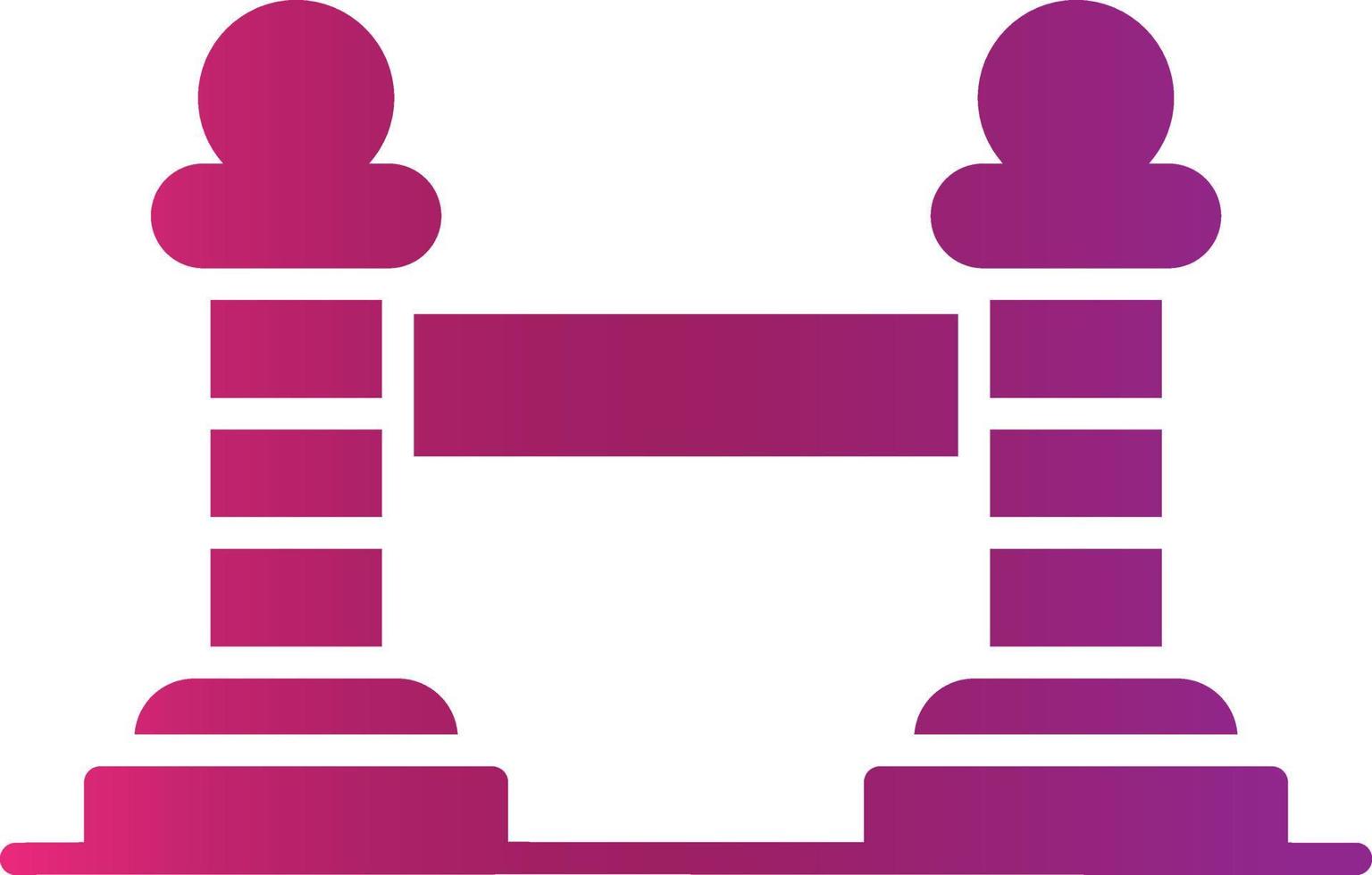 Stanchion Creative Icon Design vector