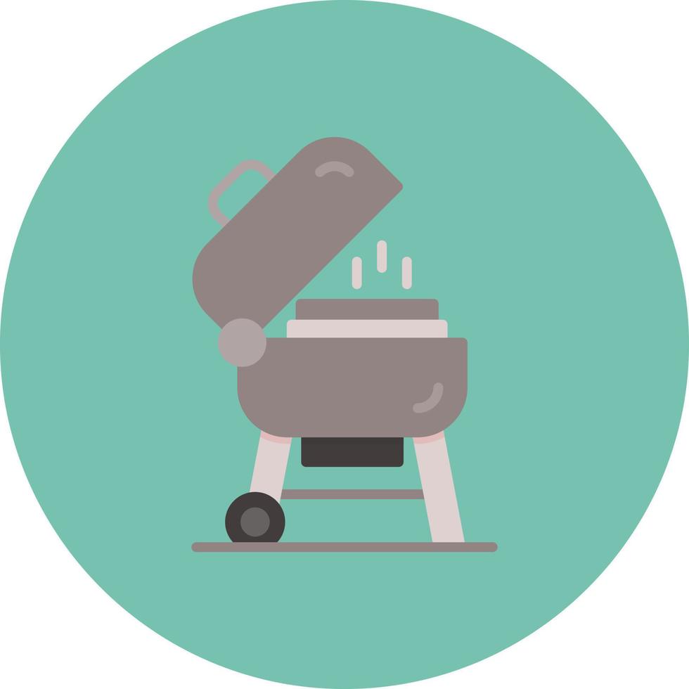 diseño de icono creativo de barbacoa vector