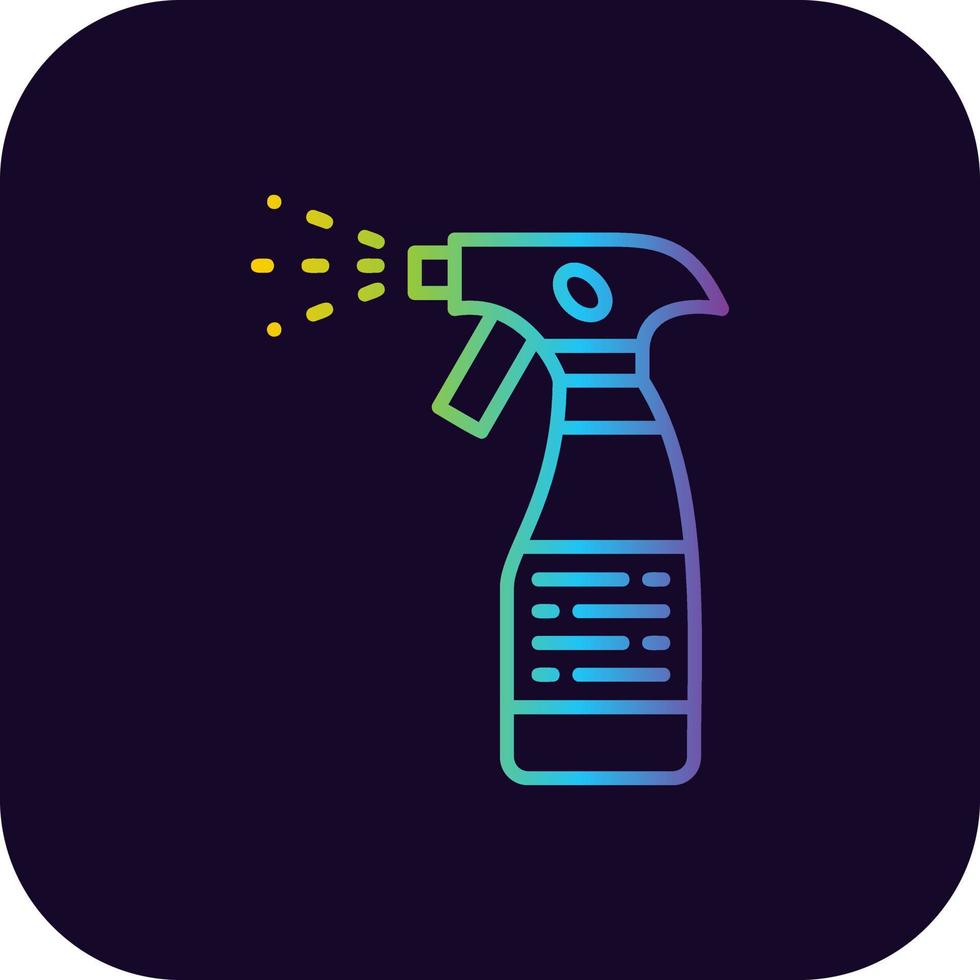 Spray Bottle Creative Icon Design vector