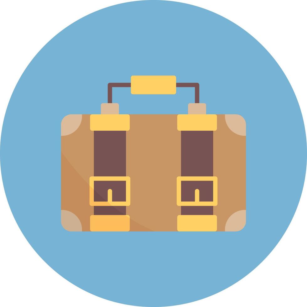 diseño de icono creativo de maleta vector