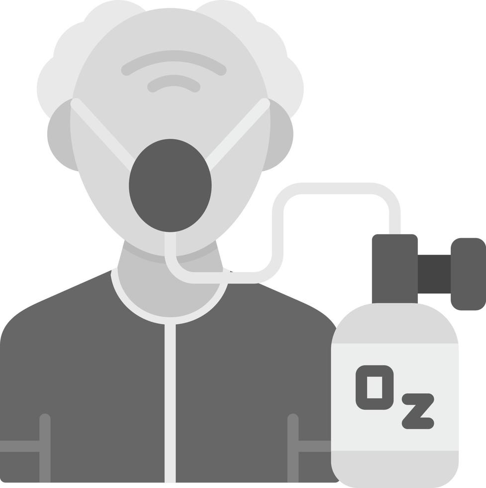 diseño de icono creativo de máscara de oxígeno vector