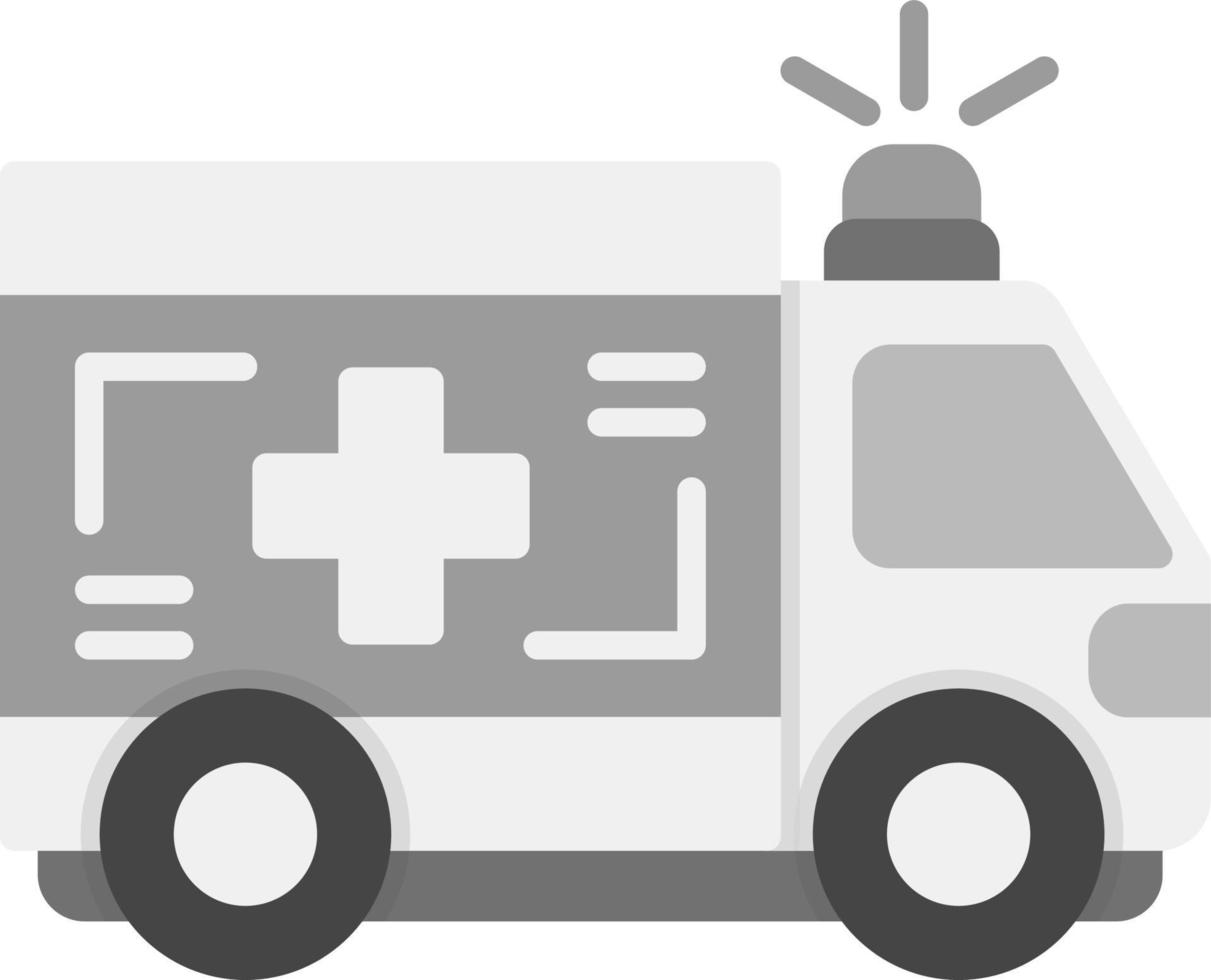 Ambulance Creative Icon Design vector