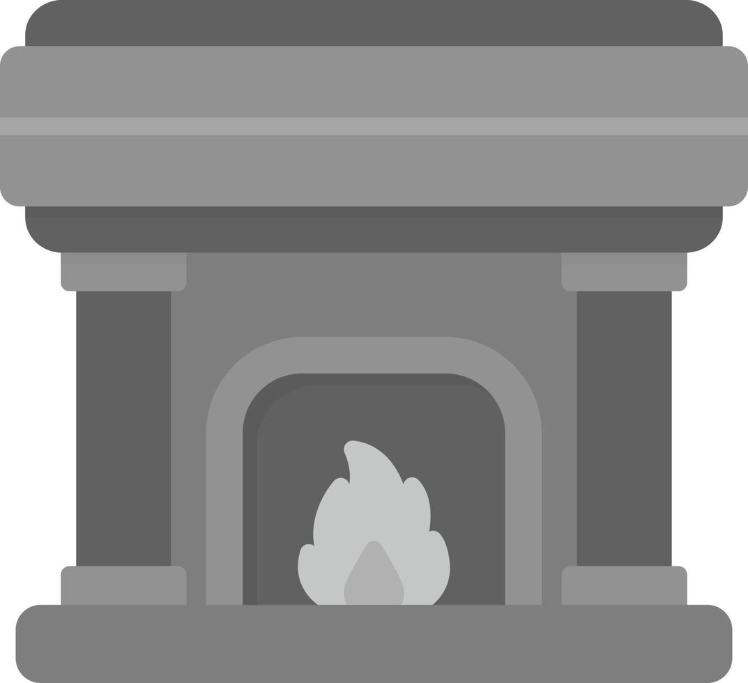 Fireplace Creative Icon Design vector