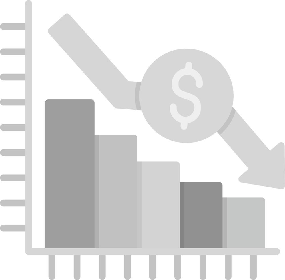 Bar Graph Creative Icon Design vector