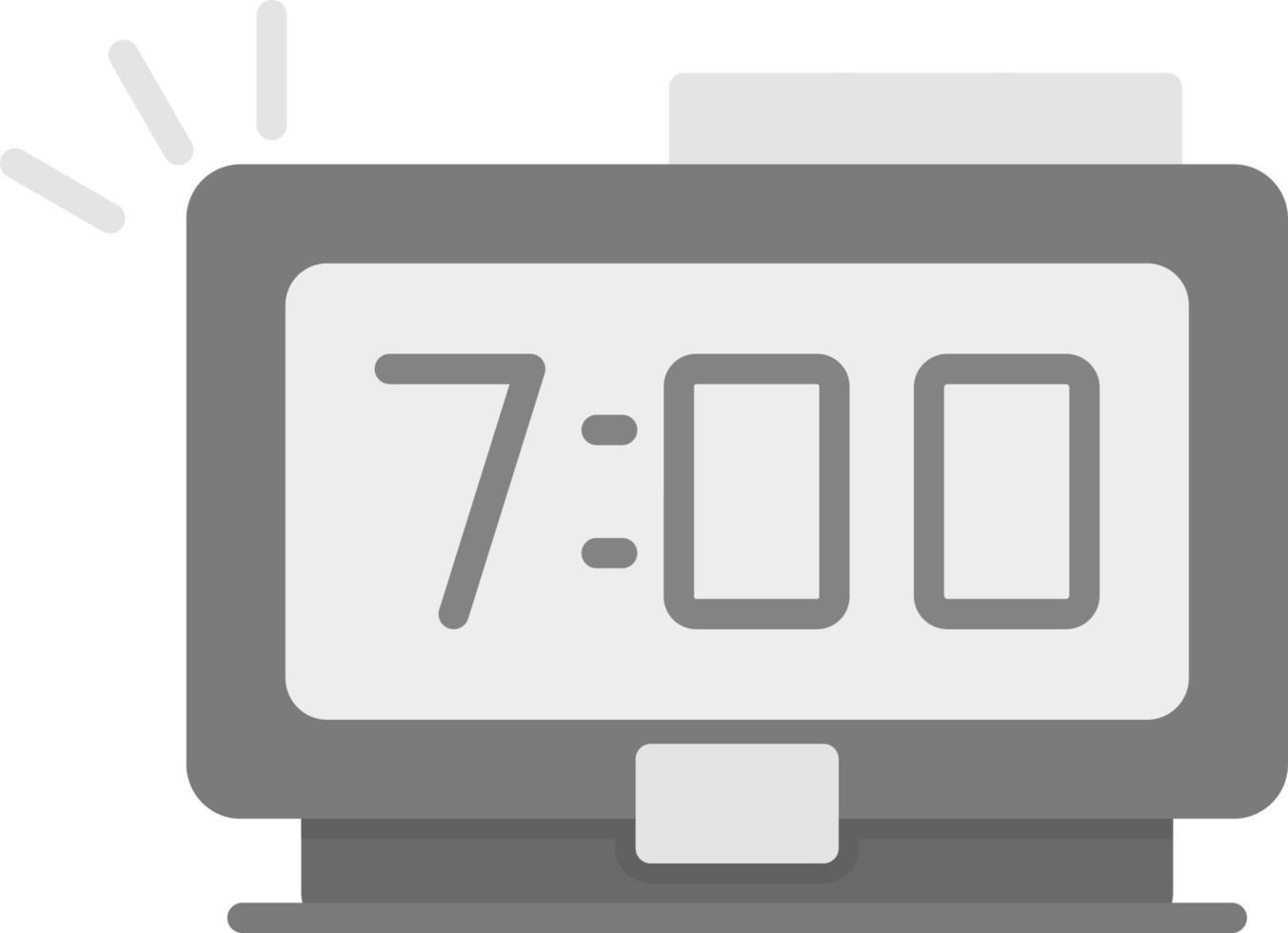 diseño de icono creativo de reloj digital vector