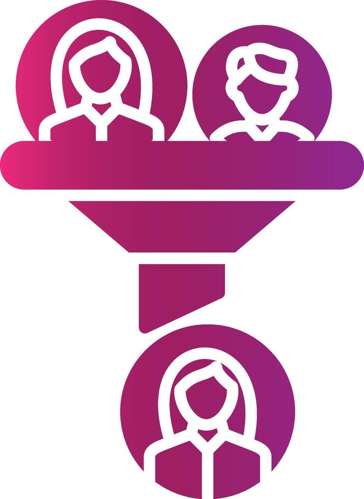 Funnel Creative Icon Design vector