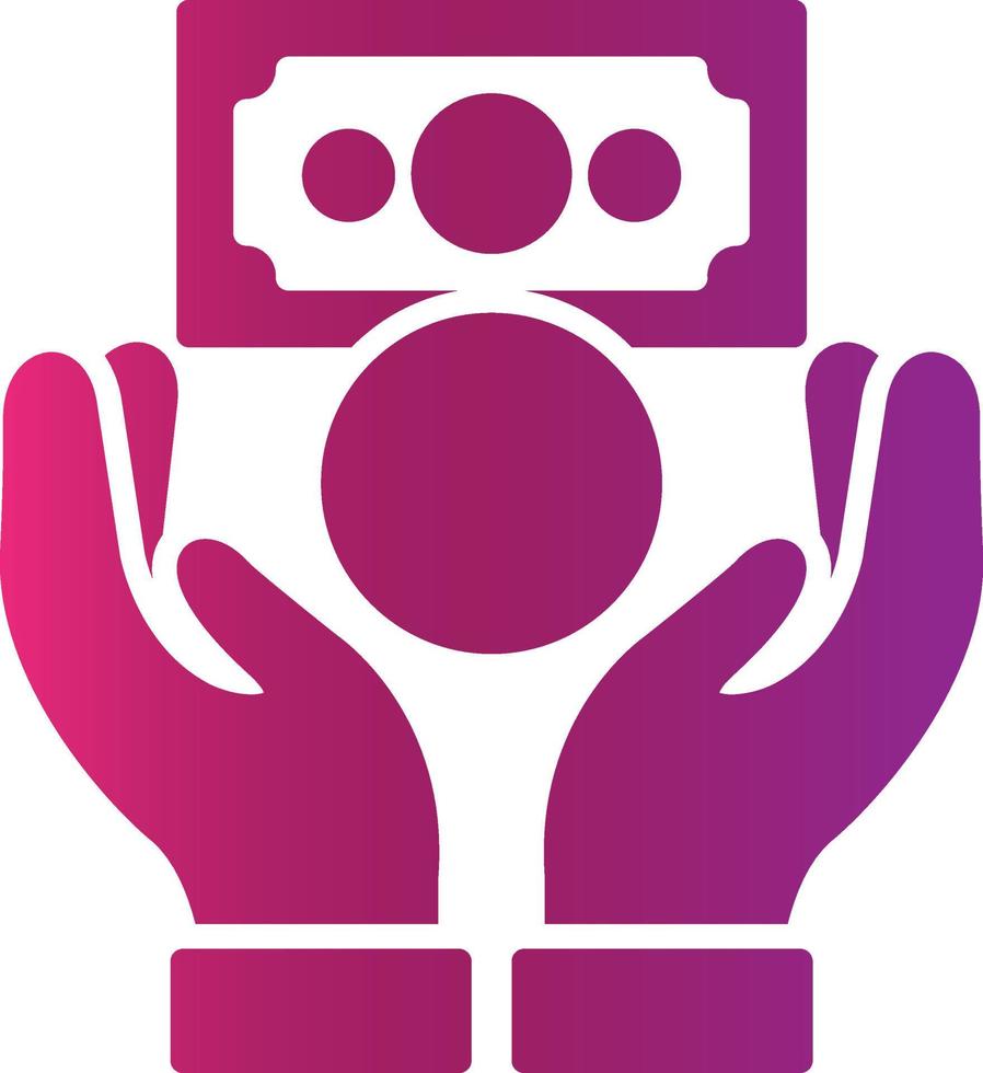 Crowdfunding Creative Icon Design vector