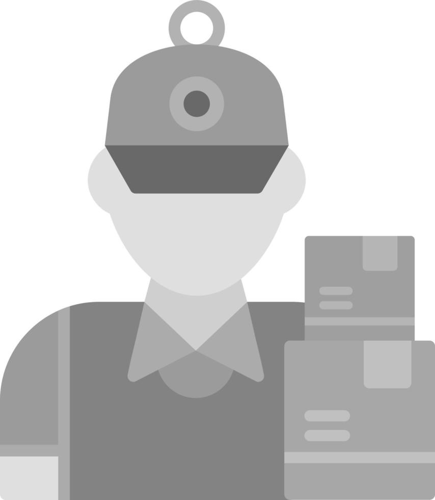 Delivery Boy Creative Icon Design vector