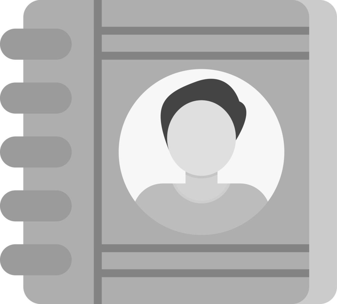 Address Book Creative Icon Design vector