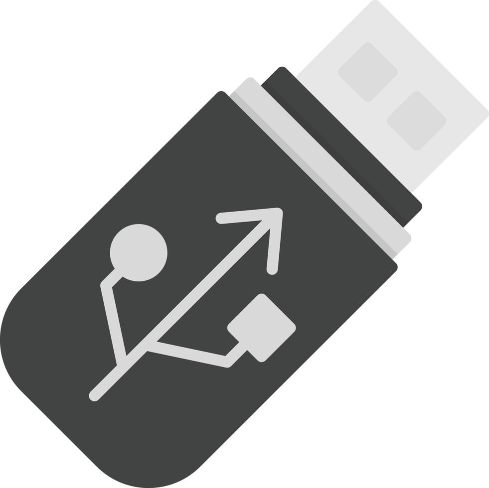 Pen Drive Creative Icon Design vector
