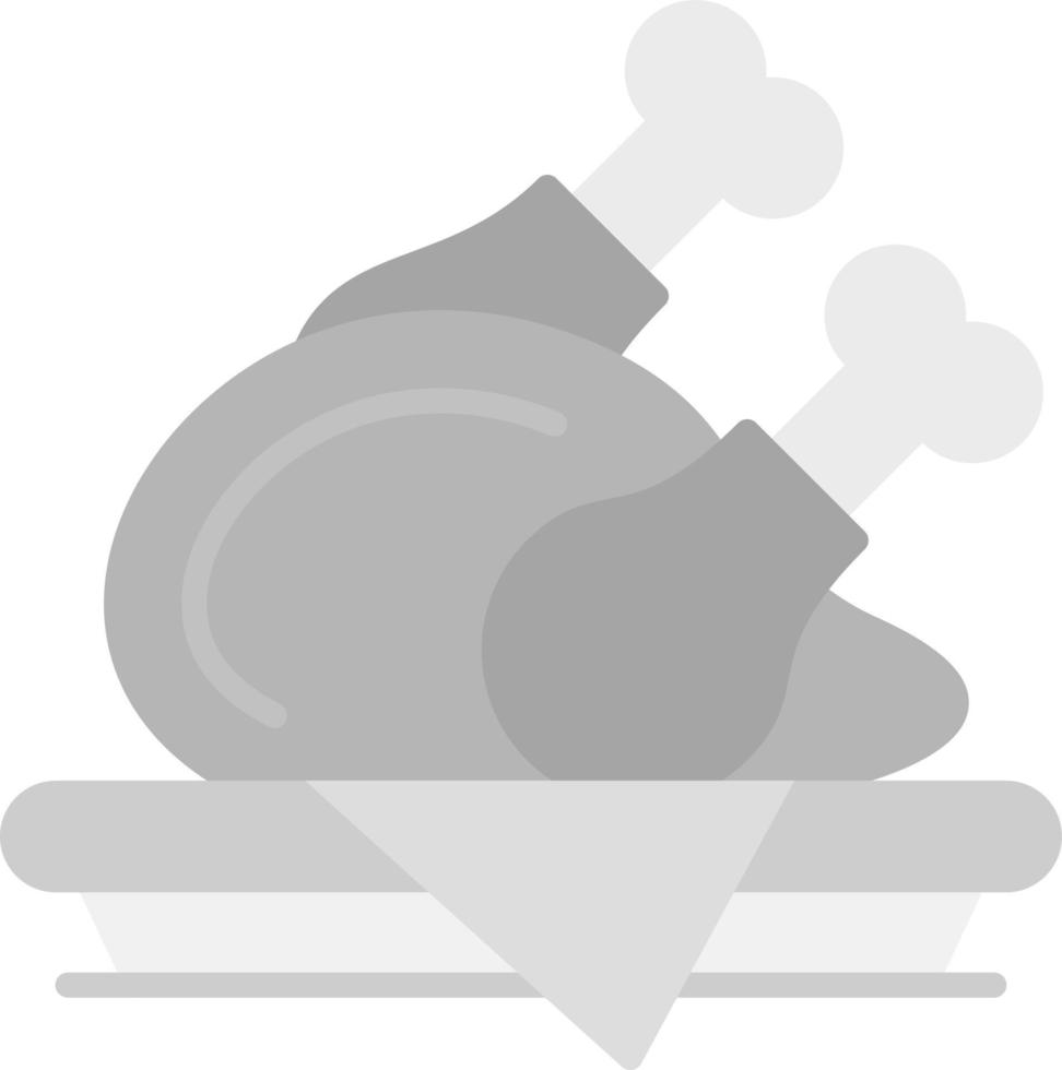Chicken Leg Creative Icon Design vector