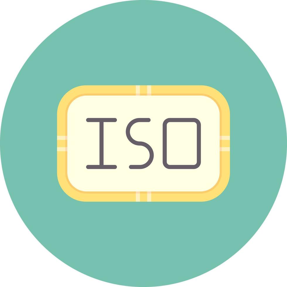Iso Creative Icon Design vector