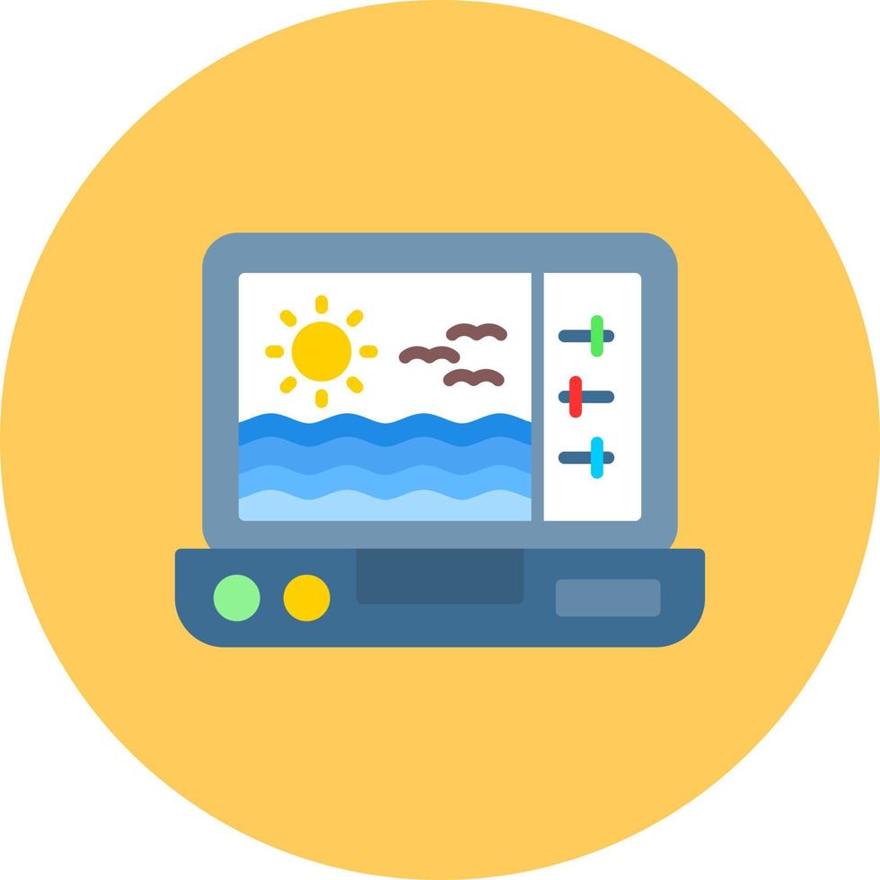 Photo Editing Creative Icon Design vector