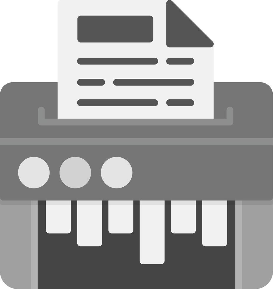 Paper Shredder Creative Icon Design vector