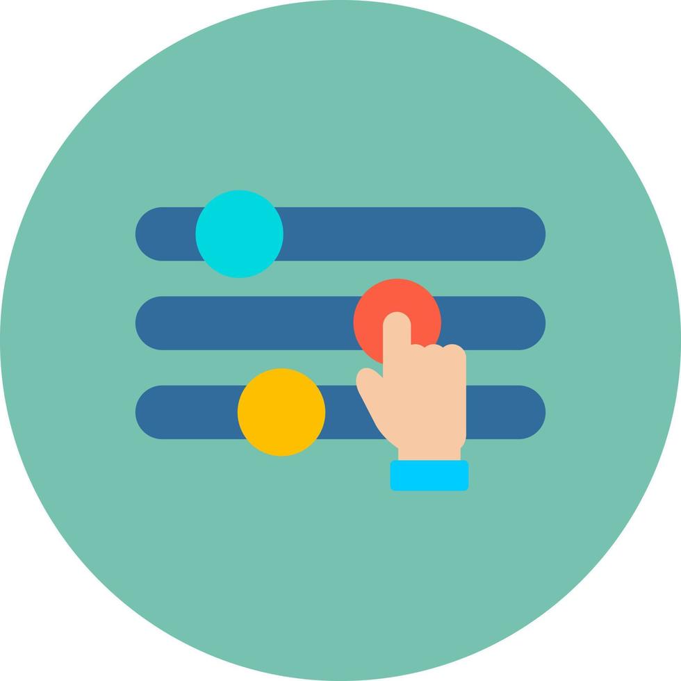 Adjust Creative Icon Design vector