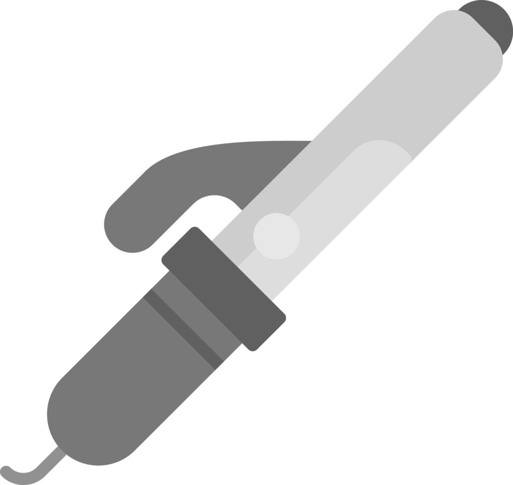 Curling Iron Creative Icon Design vector