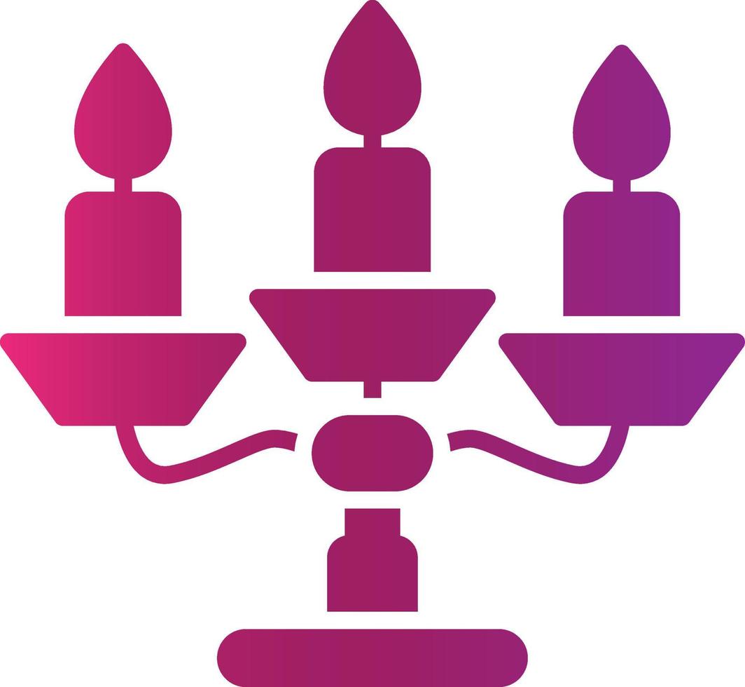 diseño de icono creativo de candelabros vector