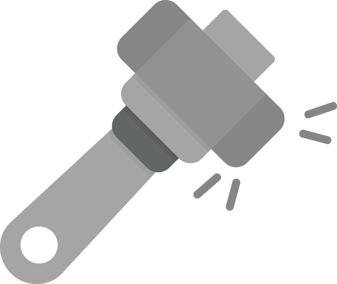 Hammer Creative Icon Design vector