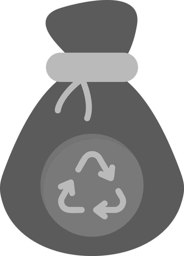 Waste Bag Creative Icon Design vector