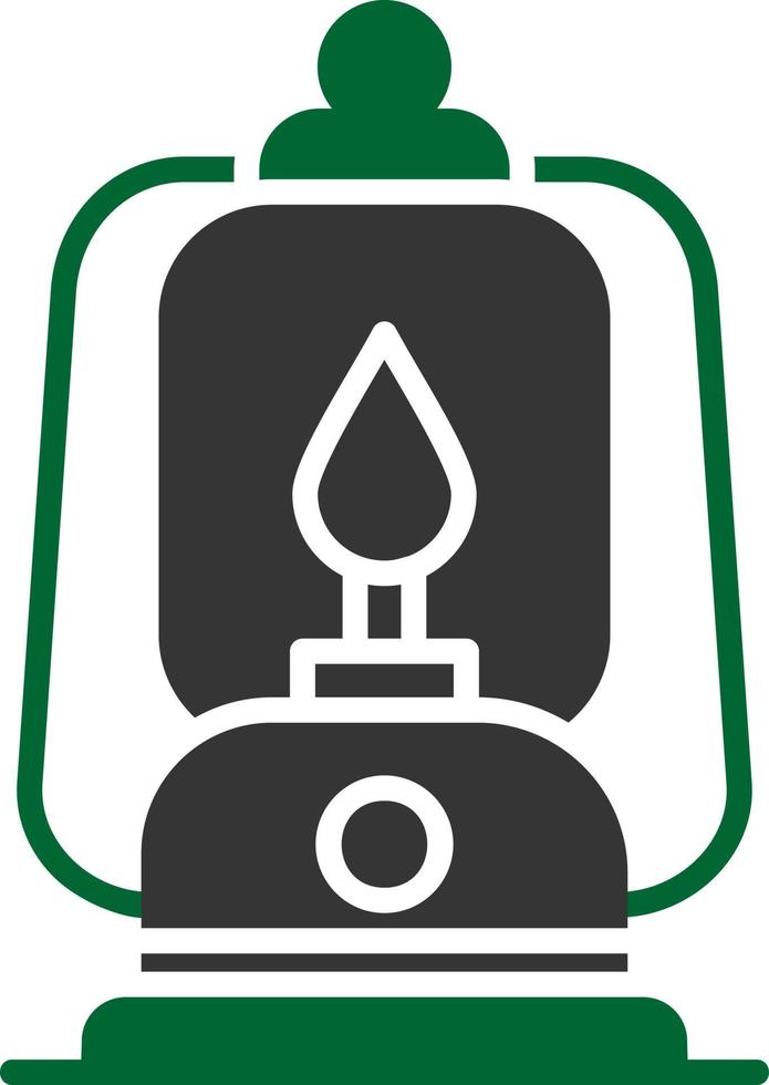 Oil Lamp Creative Icon Design vector