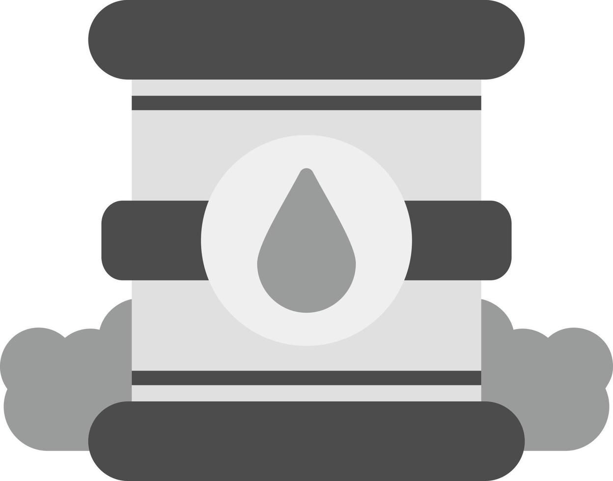 diseño de icono creativo de aceite usado vector