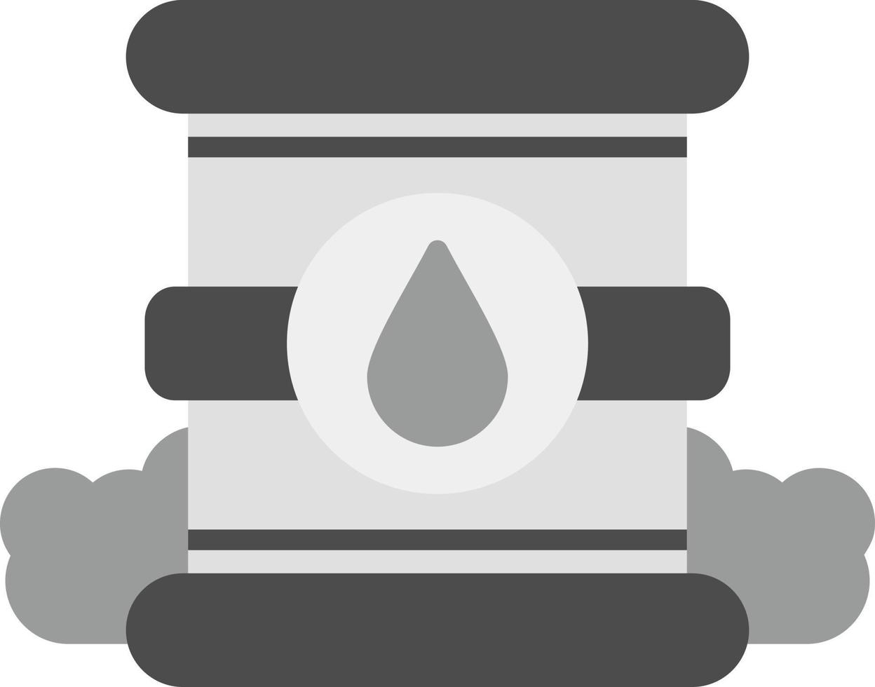 Waste Oil Creative Icon Design vector
