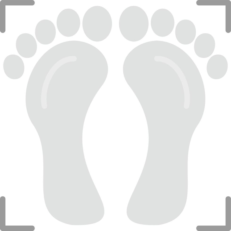 Foot Print Creative Icon Design vector