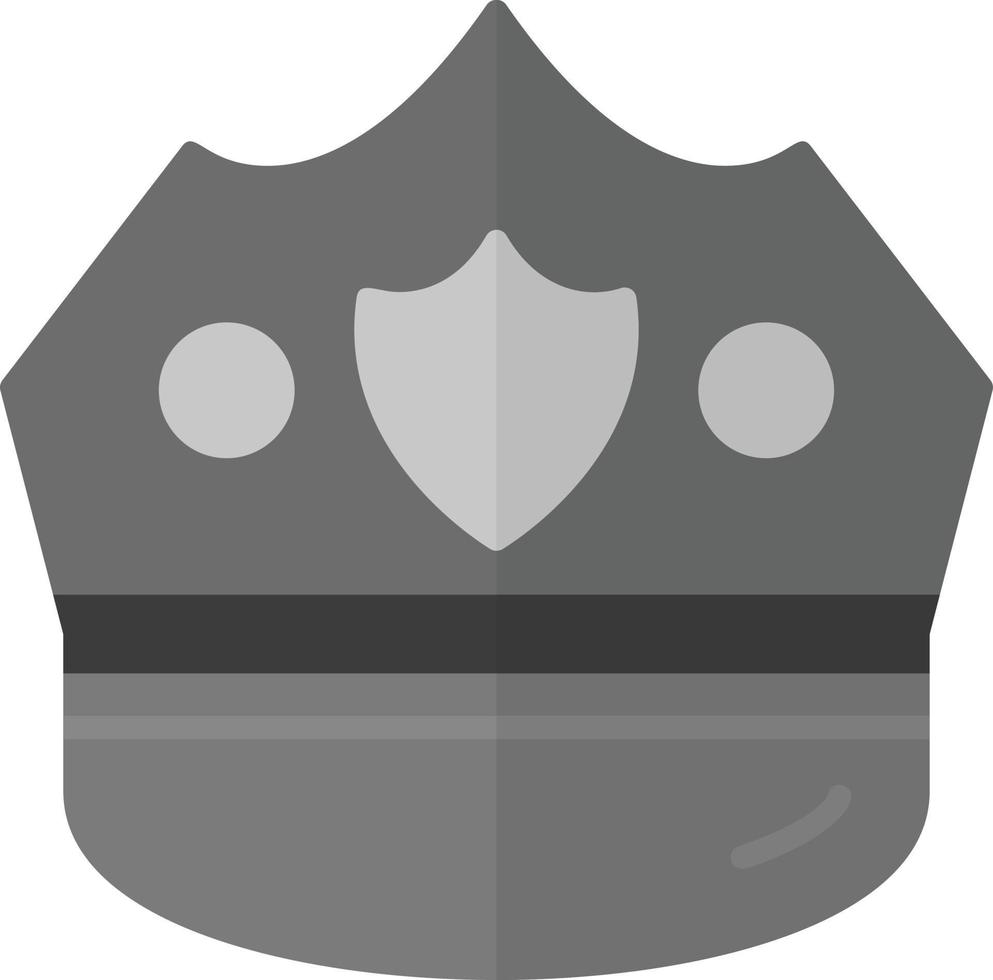 diseño de icono creativo de gorra de policía vector