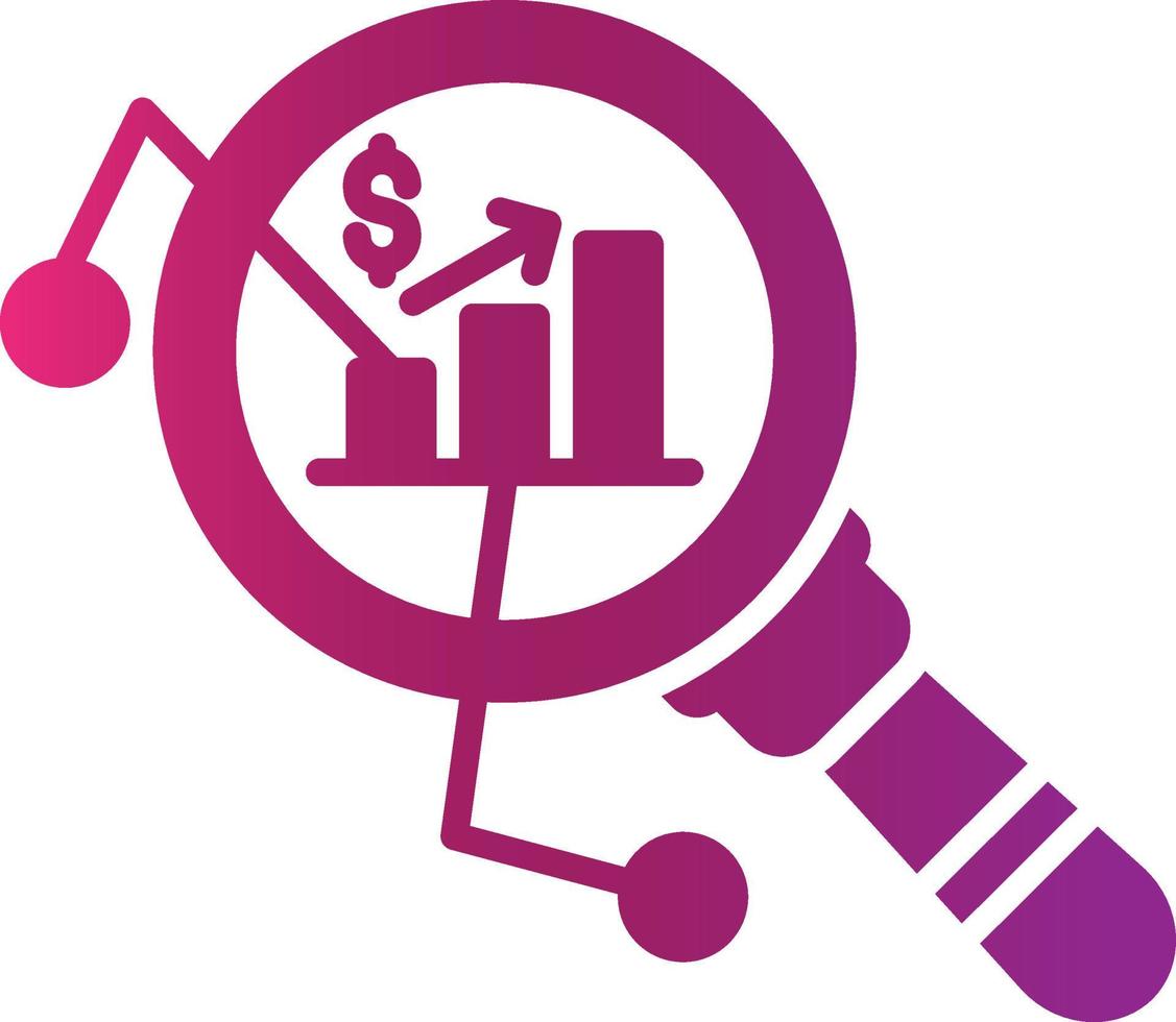 Analysis Creative Icon Design vector