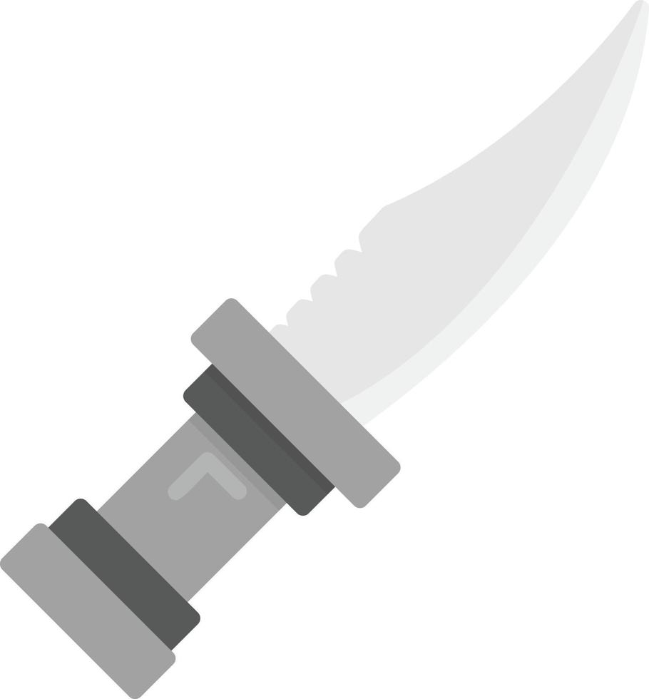 cuchillo de policía diseño de icono creativo vector