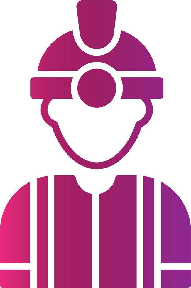 diseño de icono creativo de trabajador vector