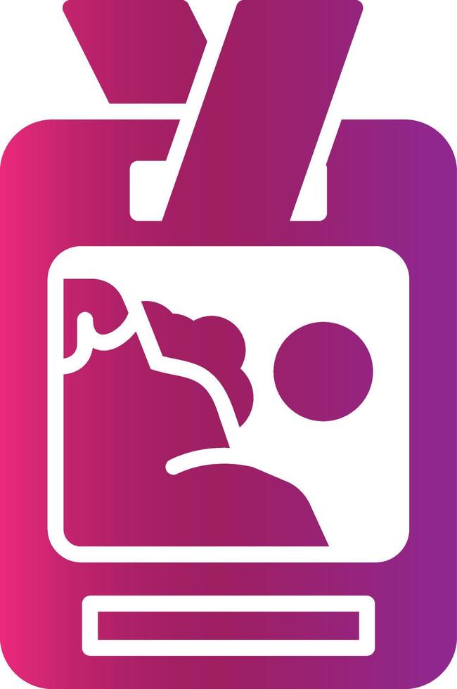 Ski Pass Creative Icon Design vector