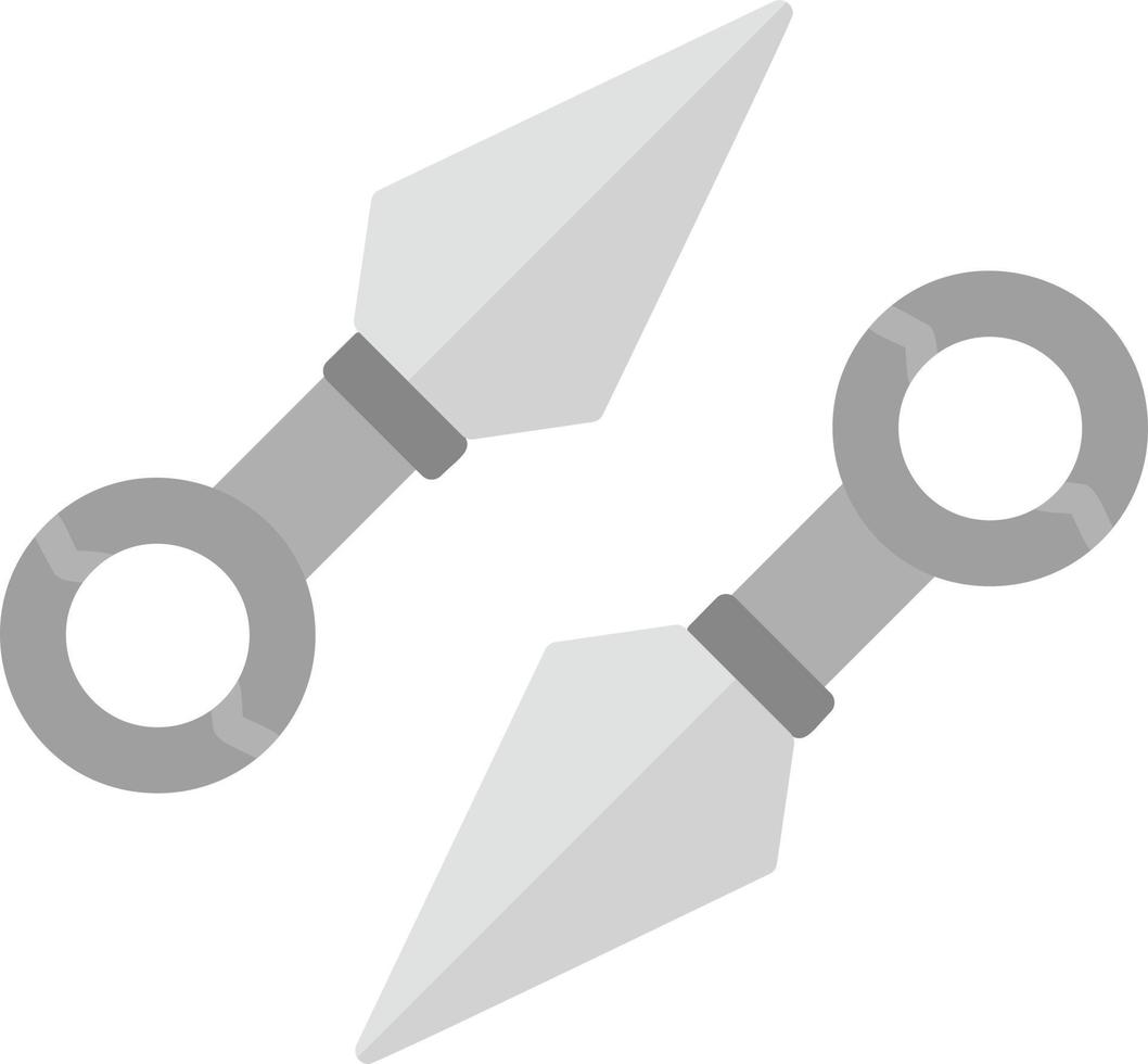 diseño de icono creativo kunai vector