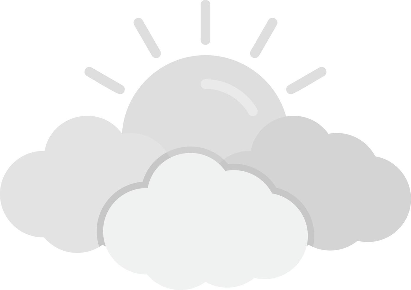 diseño de icono creativo de nubes vector