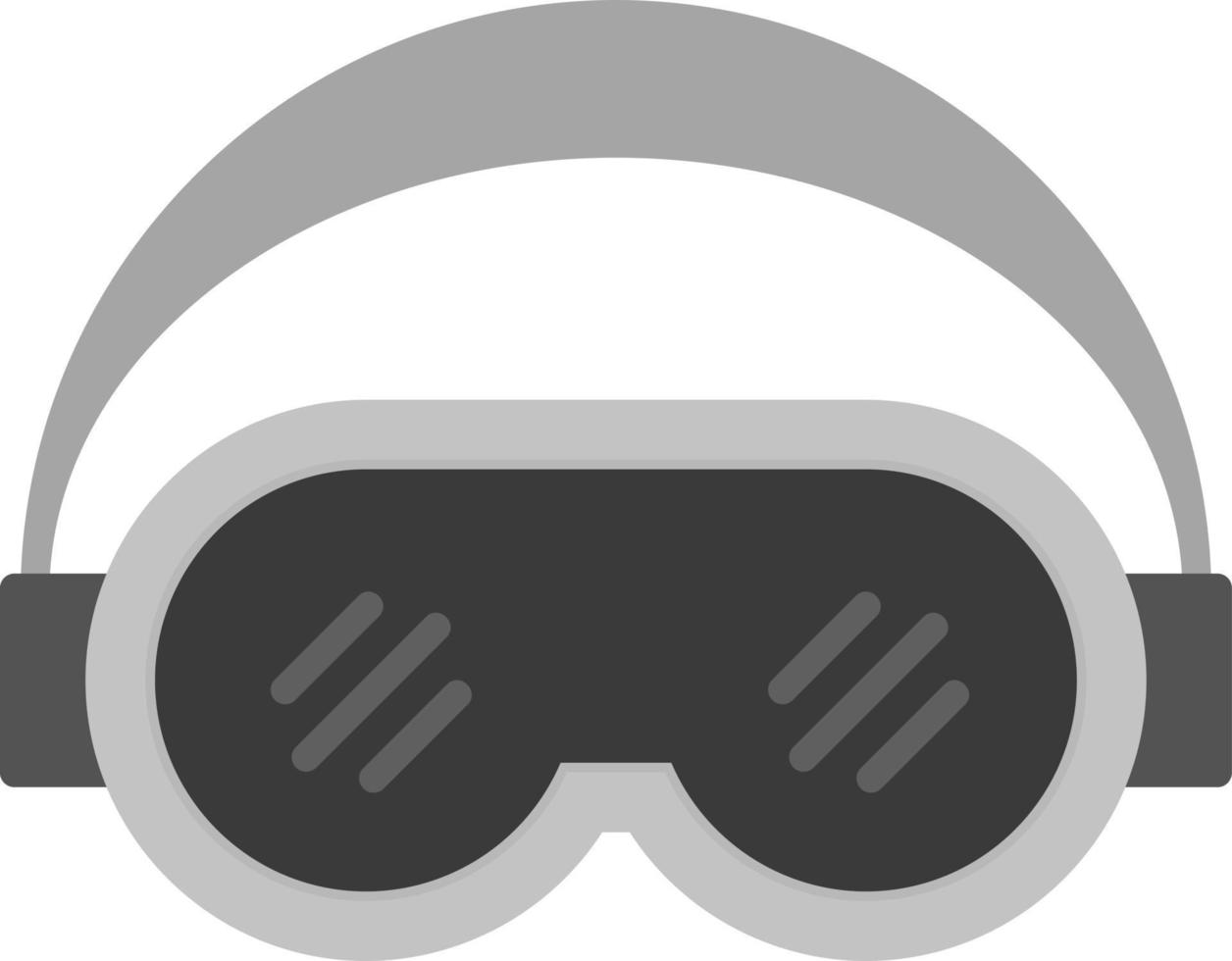 diseño de icono creativo de gafas de esquí vector