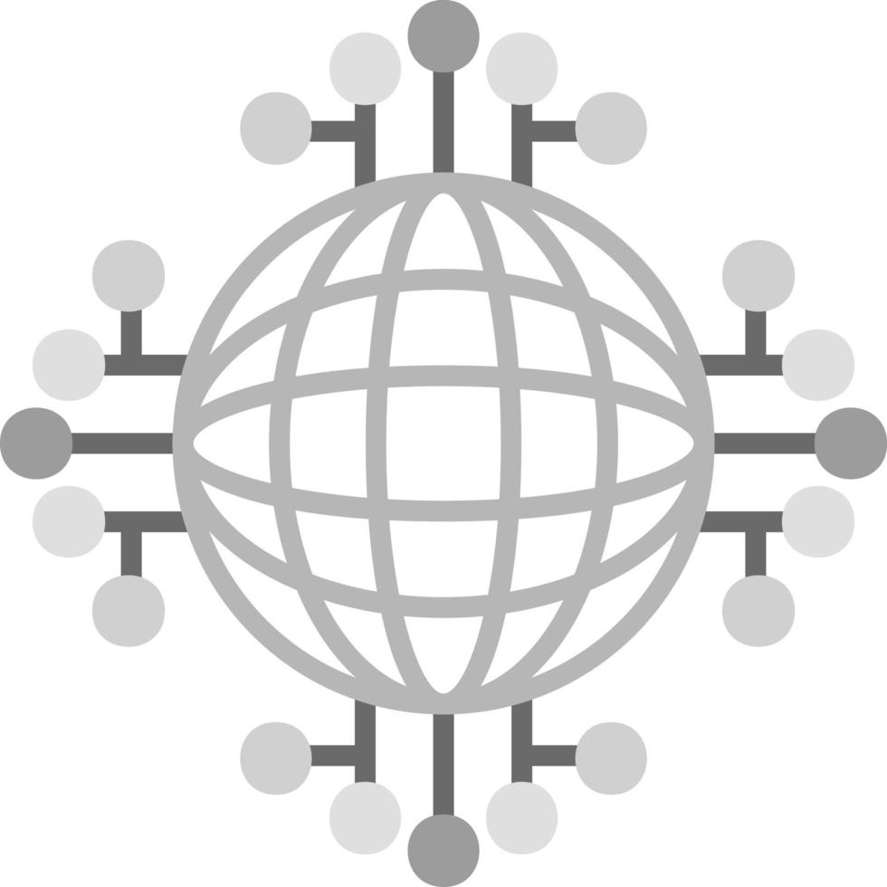 Global Network Creative Icon Design vector